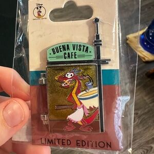 Disney Mushu Buena Vista Cafe Limited Edition Pin